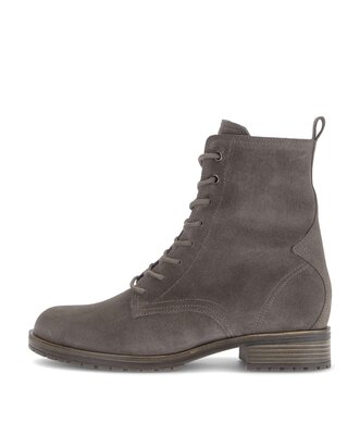 Schnürstiefelette grau