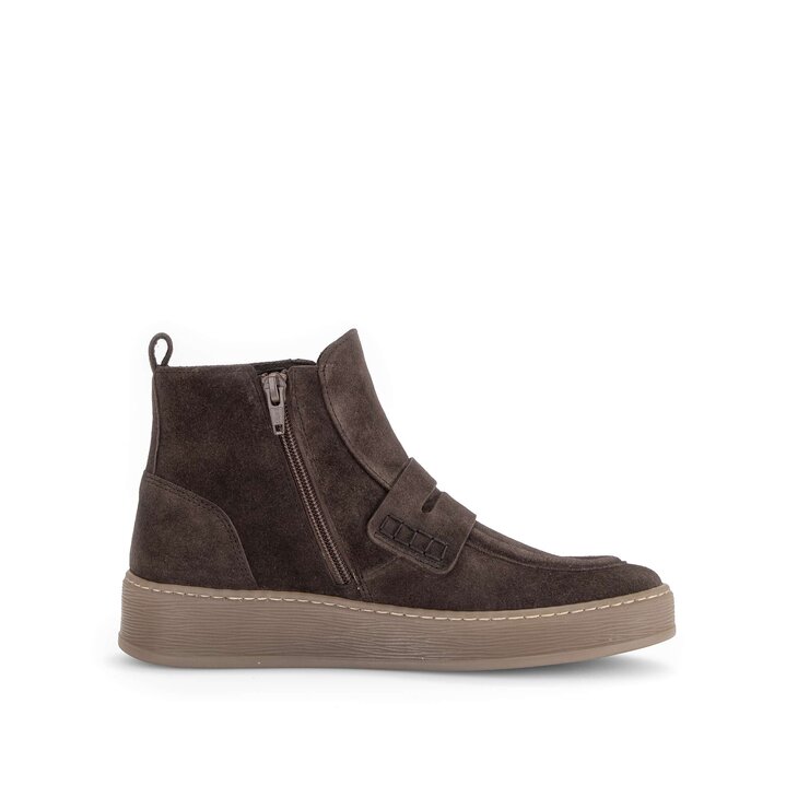Sportliche Stiefelette braun #1