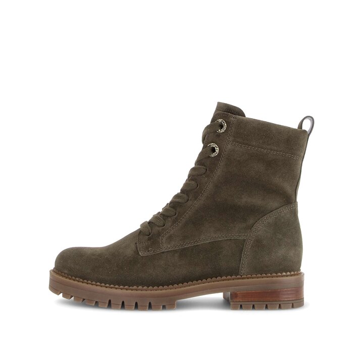 Schnürstiefelette grün #0