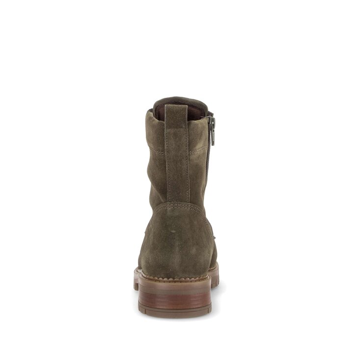 Schnürstiefelette grün #3