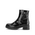 Sportliche Stiefelette schwarz