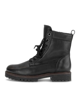 Schnürstiefelette schwarz