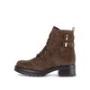 Schnürstiefelette braun