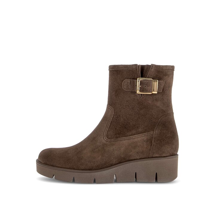 Bottine plateau marron #0