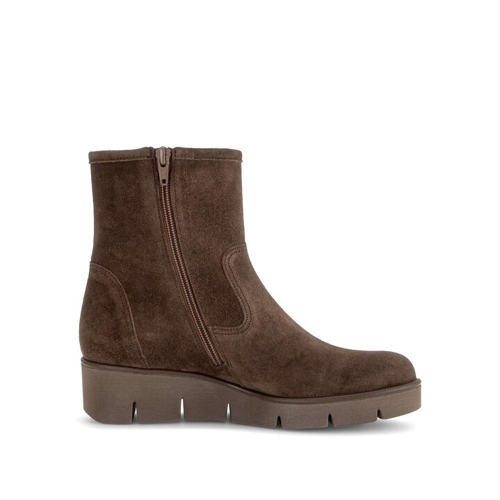 Bottine plateau marron #1