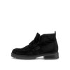 Sportliche Stiefelette schwarz