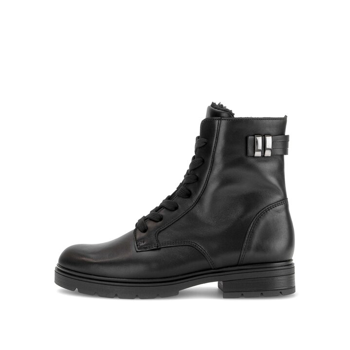 Stivaletto stringato nero #0