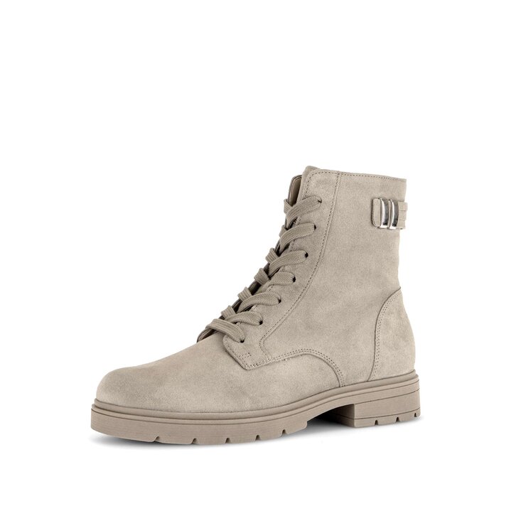 Schnürstiefelette beige #2