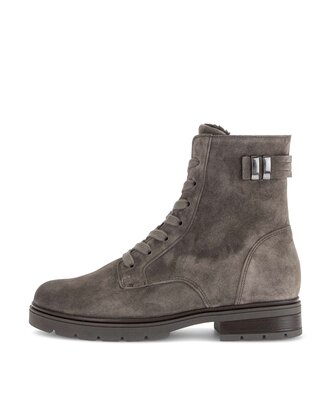 Schnürstiefelette braun