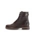 Schnürstiefelette braun