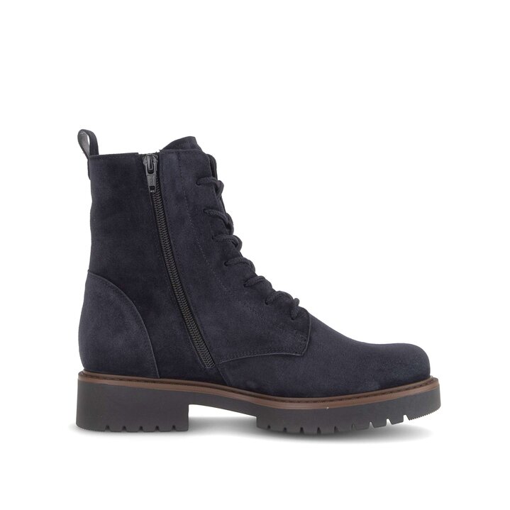 Schnürstiefelette blau #1
