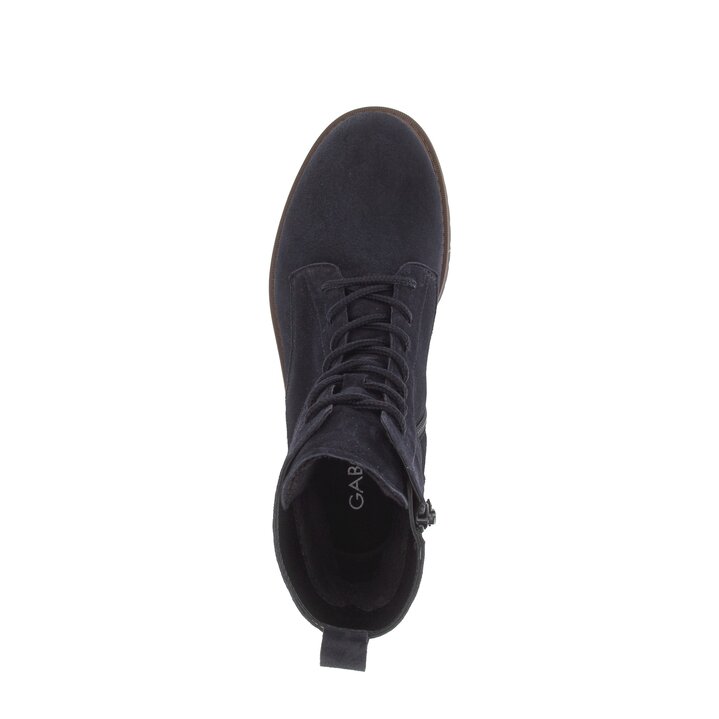 Schnürstiefelette blau #5