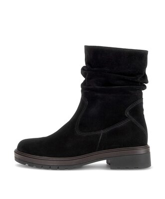 Sportliche Stiefelette schwarz