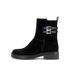 Sportliche Stiefelette schwarz