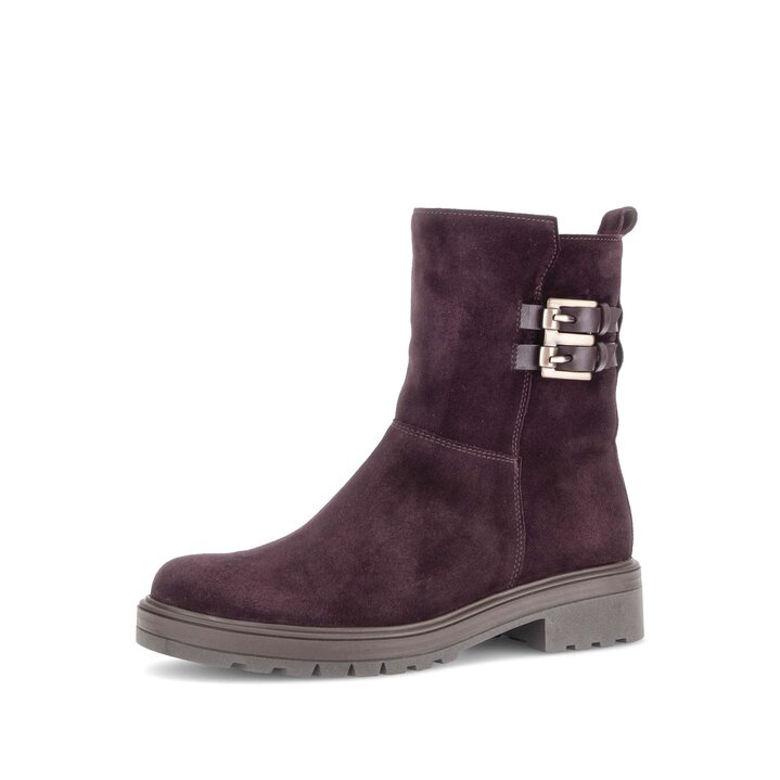 Sportliche Stiefelette lila #2
