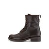 Schnürstiefelette braun