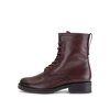 Schnürstiefelette rot