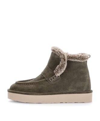 Winterstiefelette grün