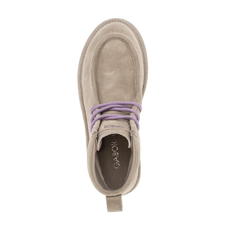Schnürstiefelette beige #5