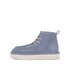 Schnürstiefelette blau