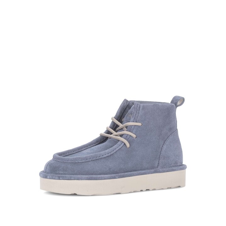 Schnürstiefelette blau #2