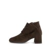 Schnürstiefelette braun
