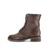 Schnürstiefelette braun