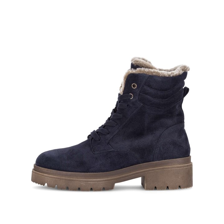 Schnürstiefelette blau #0