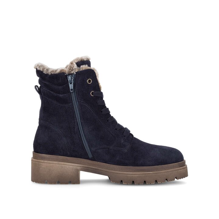 Schnürstiefelette blau #1