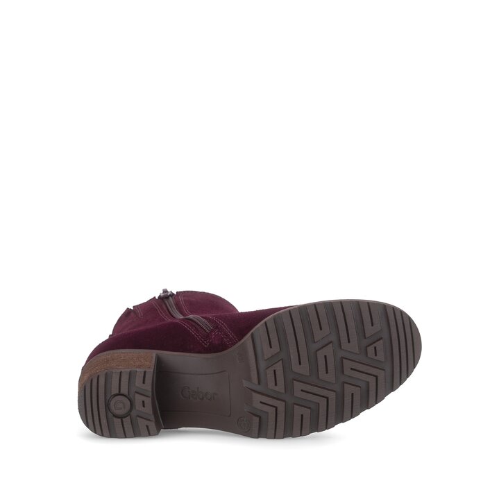 Sportliche Stiefelette rot #4