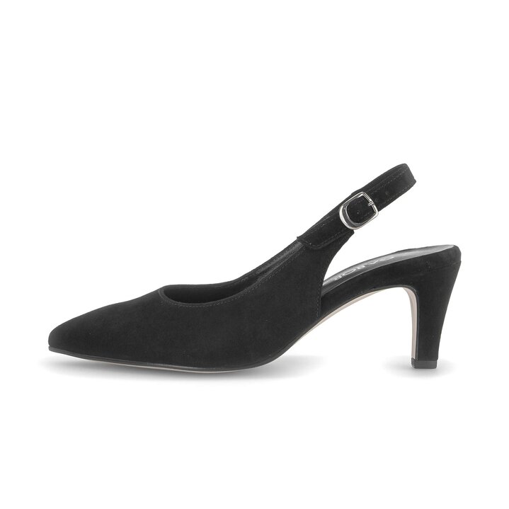 Sling-back zwart #0