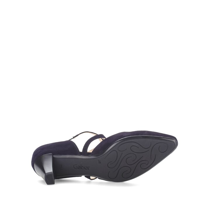 Spangenpumps blau #4