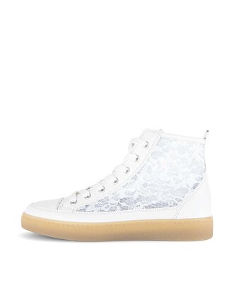 Sneaker high creme