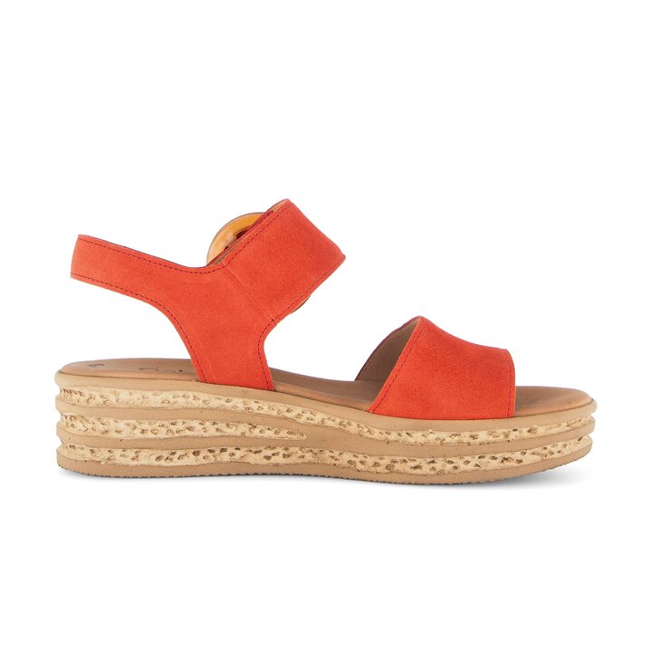Plateau Sandale rot #1
