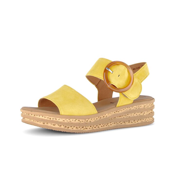 Plateau Sandale gelb #2