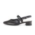 Sling-back zwart