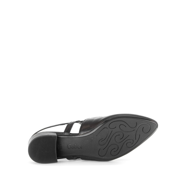 Sling-back zwart #4