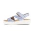 Sandalo con plateau blu