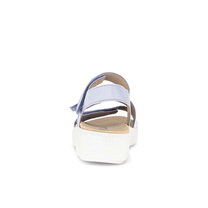 Sandalo con plateau blu #3