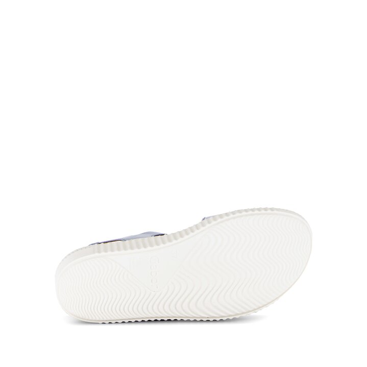Sandalo con plateau blu #4