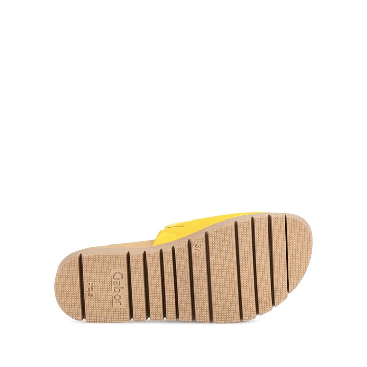 Pantolette gelb #4