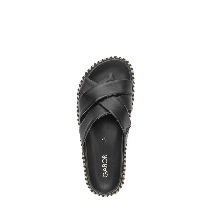 Slipper zwart #5