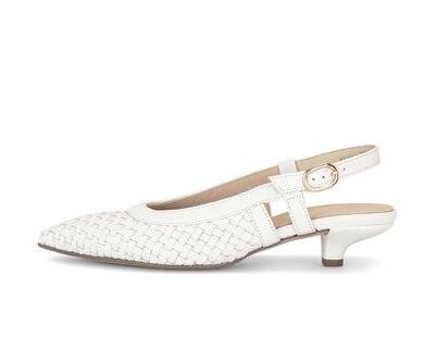 Slingpumps creme