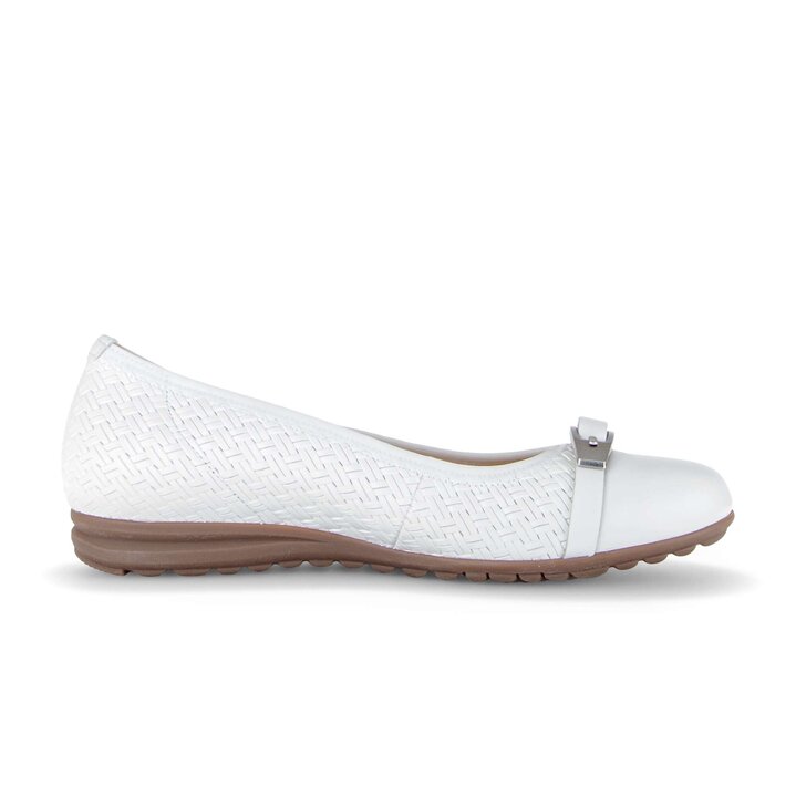 Ballerines élégantes blanc #1