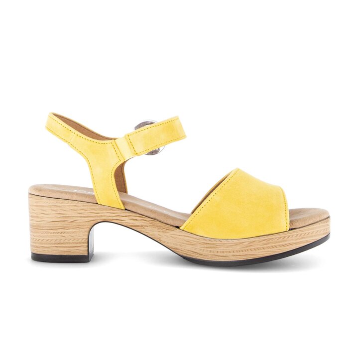 Plateau Sandale gelb #1