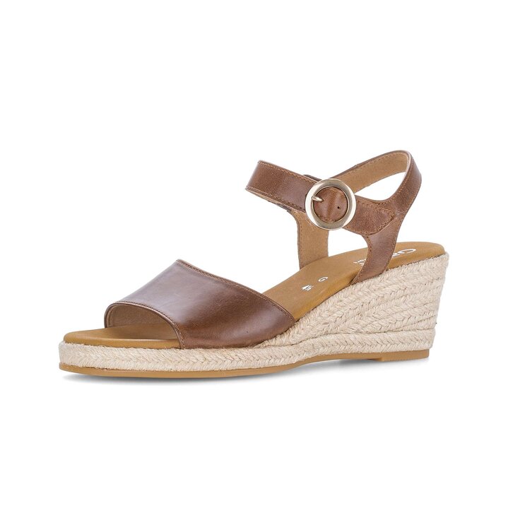 Keilsandalette braun #2