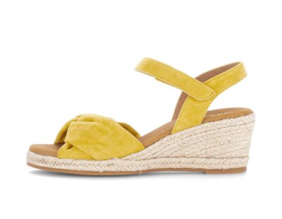 Keilsandalette gelb