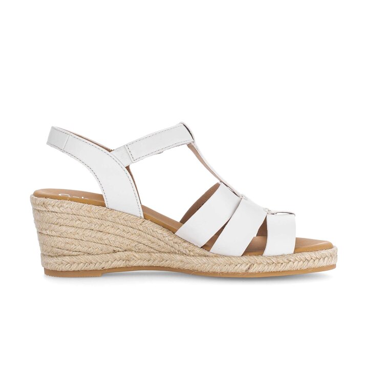 Keilsandalette weiß #1
