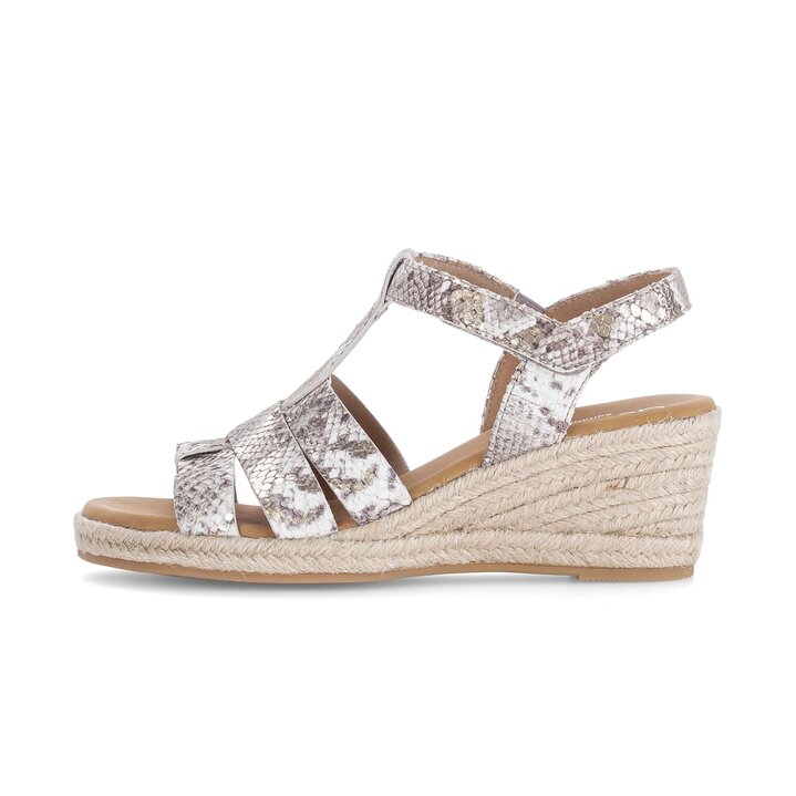 Keilsandalette beige #0