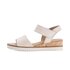 Keilsandalette beige